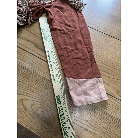 John Moon Shirt Women Medium Brown Texas‎ Western Floral Fringed Cowgirl Rodeo - Picture 10 of 11